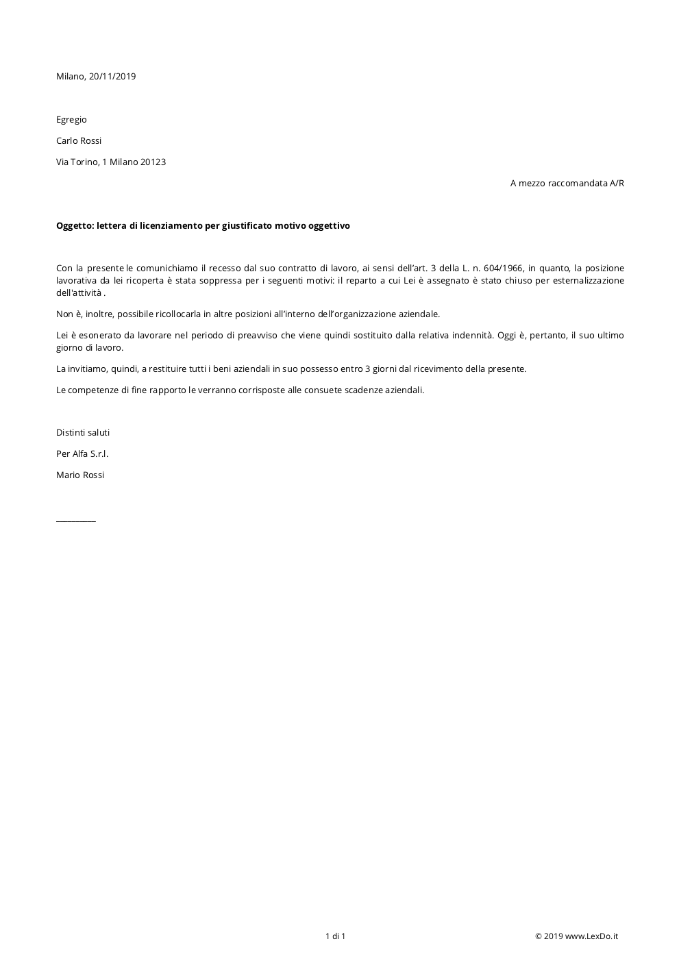 modello